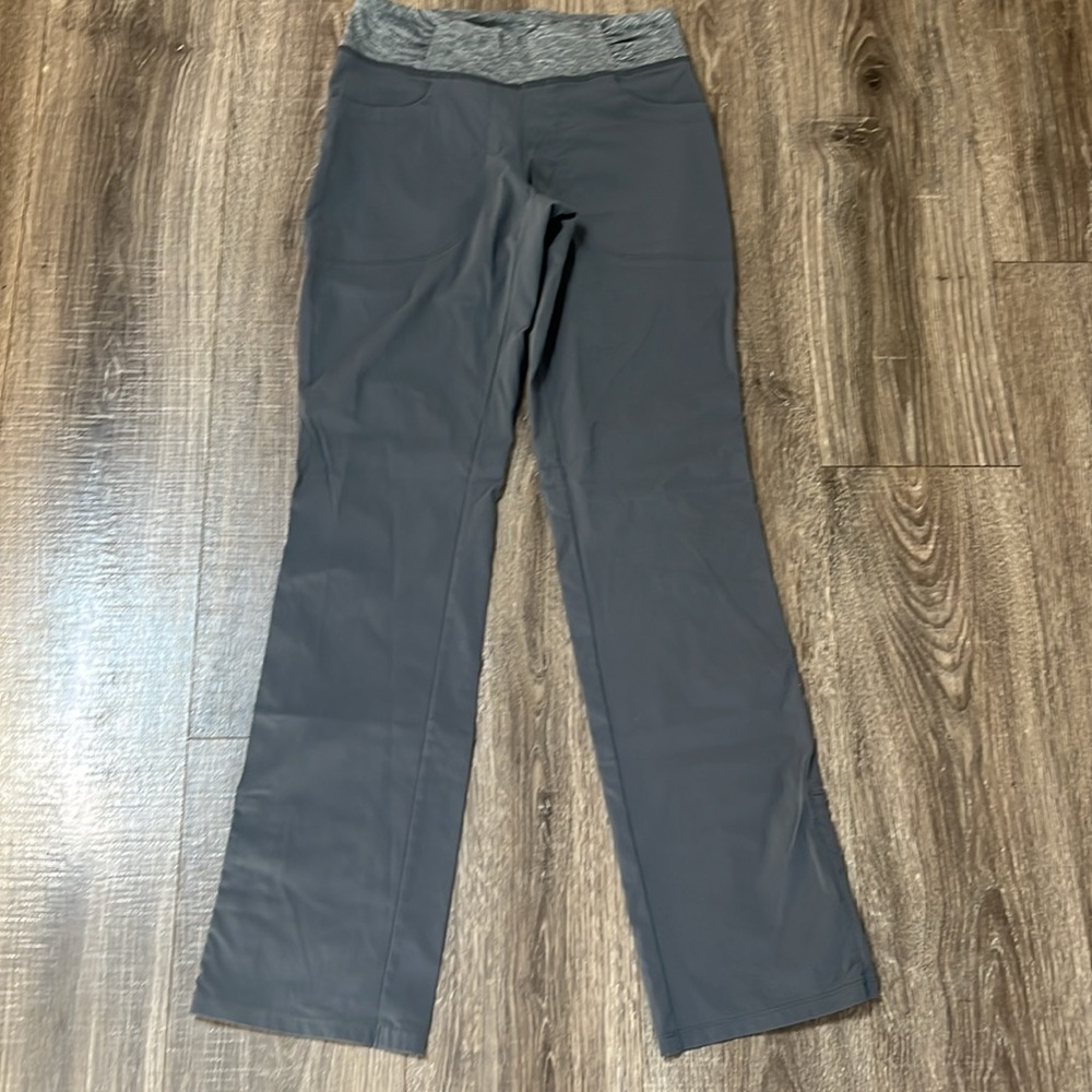 Mountain hardware small women’s stretch athletic gray pants - Picture 2 of 13
